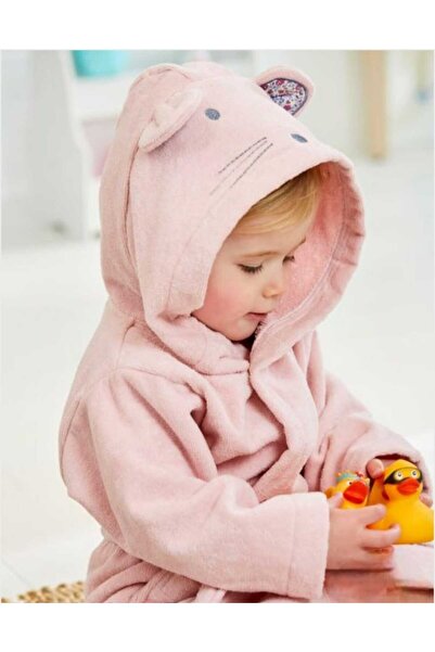 Alpar Tekstil منفذ تصدير القطن، سميكة لينة فتاة صبي منشفة حمام الوردي / الماوس