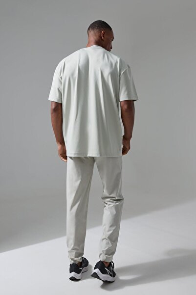 Man Of Man Slim Woven Jogger με λεπτομέρεια κοπής με λέιζερ, φούτερ με λεπτή εφαρμογή