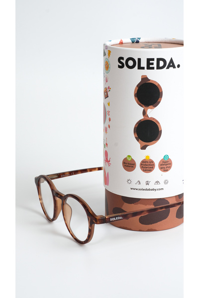 SOLEDA 6-12 Years Old Children's Mocha Chocolate Screen Glasses