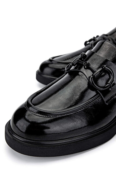 Tamer Tanca Дамски обувки от естествена кожа, черни, с каучукова подметка