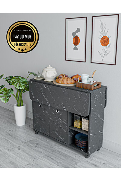 rafineritasarım Butterfly Masa Çok Amaçlı Masa Ve Dolap Katlanır Özellikli