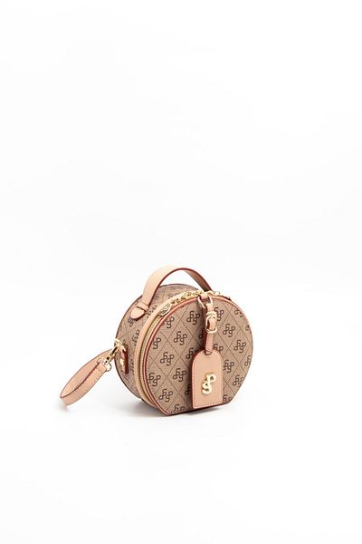 Silver Polo DarkBeige - Geantă Crossbody pentru femei Skin SP1163