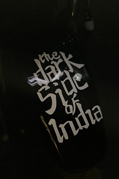 Banxtre TVS-Bajaj Motor Grubu için Beyaz Renk Dark Side Of Indıa Sticker Etik...