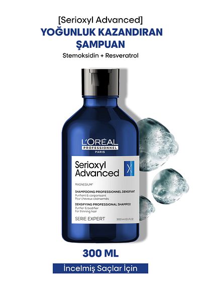 L'oreal Professionnel Serioxyl Advanced 300ml - Density Gaining Shampoo