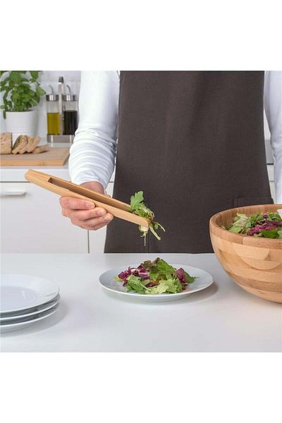 IKEA Bamboo Ostbit Serving Tongs -00453464