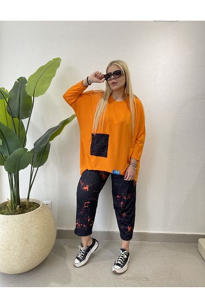 ÖZDE KARACAN Digital Pants Set