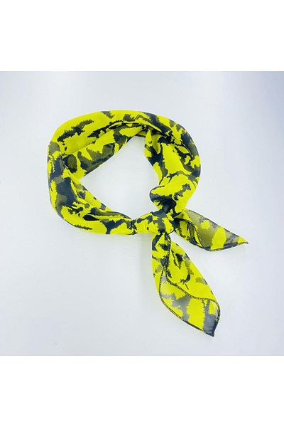 Tedz Collection PAREDORA Amazon Yellow Square Scarf