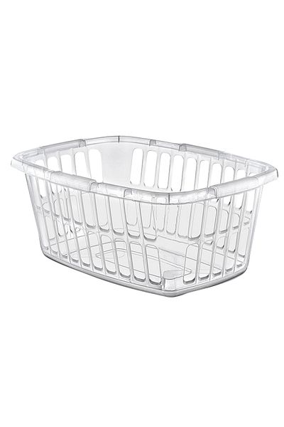CPU ELEKTRONİK Large Laundry Basket Saddle Transparent Royaleks-E298