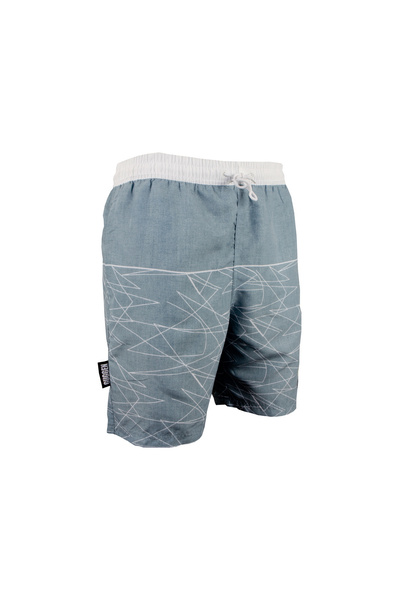 Guggen Mountain Herren Pyjama kurz für Herren in grau