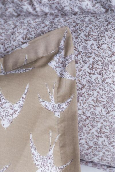 Apricitas HOME مجموعة بيكيه من الخيزران باللون البيج الفضفاضة