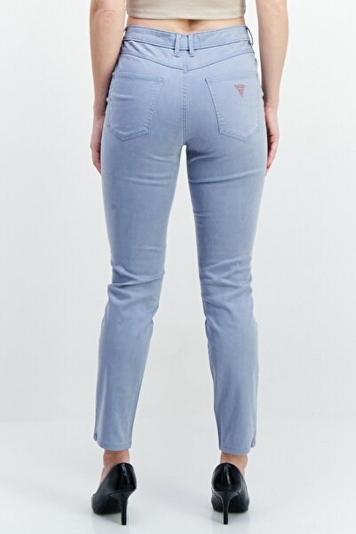 Guess Women Skinny Fit Solid Denim Jeans, Dusty Blue