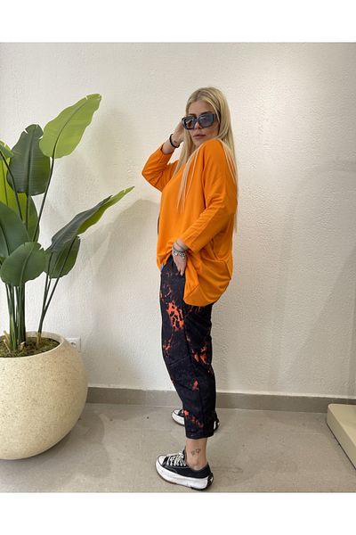 ÖZDE KARACAN Digital Pants Set