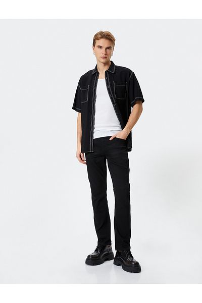 Koton Straight Fit Tube Leg Jeans - Mark Jean