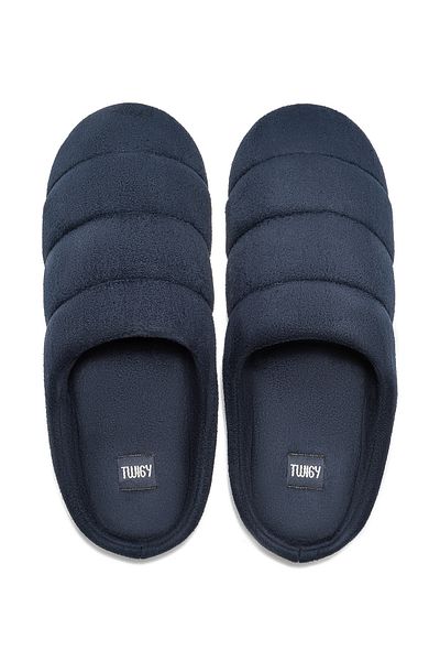 Twigy Ανδρικές παντόφλες σπιτιών Adamo Navy Blue - Μέγεθος 41/46