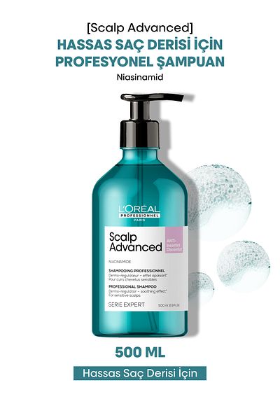 L'oreal Professionnel Professional Shampoo - Serie Expert Scalp Advanced, For Sensitive Scalp, 500ml