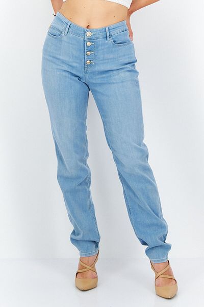 Guess Women Skinny Fit Washed Denim Jeans, Blue