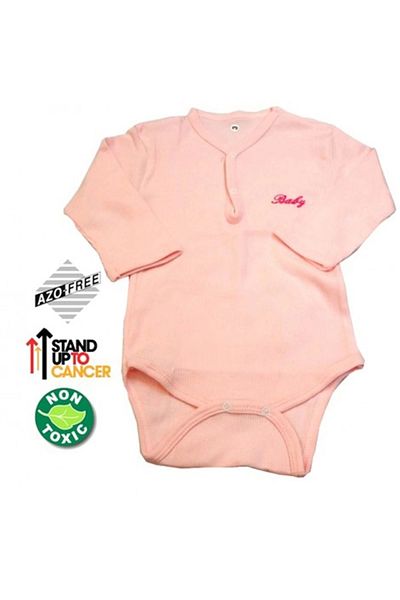 Sema Baby Long Sleeve Camisole Badi (BODY) - Pink 6-12 Months