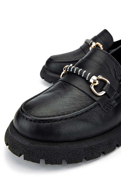 Tamer Tanca Дамски обувки от естествена кожа, черни