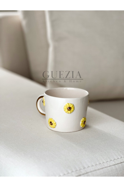 GUEZIA 24K Gold Papatya Mug | 300 ml | 1 adet