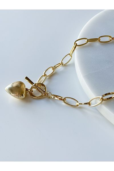 CHARMLUCKY Heart Chain Necklace