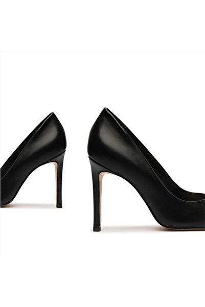 Giydim Gidiyor Loila Leather Stiletto Black