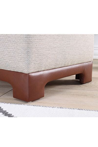 Lorencehome Lenover Puf - Taba