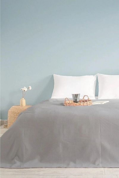 FUNNDY Single Gray Checkerboard Patterned Duvet Cover. Checkered Hotel Pike 160x230