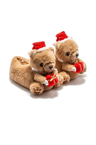 Twigy Кафяви чехли с животни - Дамски Regalo 36/41