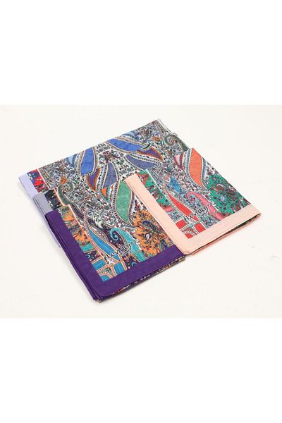Levidor Very Light Cotton Etro Ethnic Pattern Sport Shawl