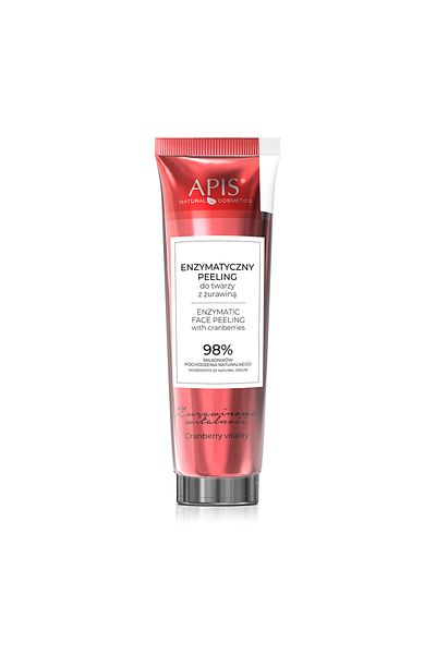 Apis Natural Cosmetics Enzymatic Facial Peeling with Cranberry - 100ml