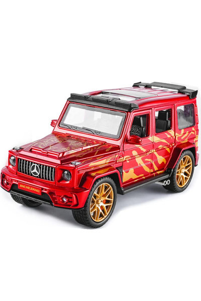 tmtoysandmore Gerçek egzoz dumanlı metal G kasa mercedes diecast model 1:24 A...