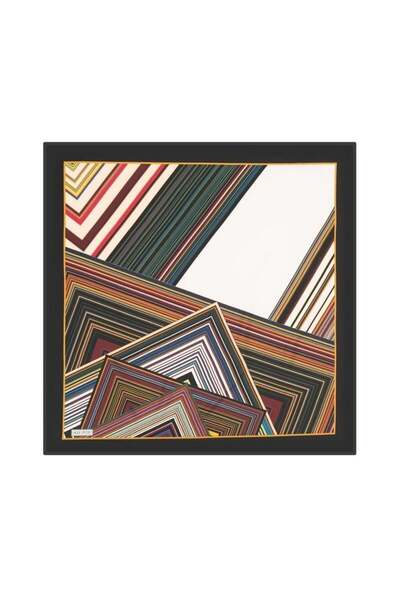 Aker Eșarfă sportivă cu model geometric negru 8229797-912