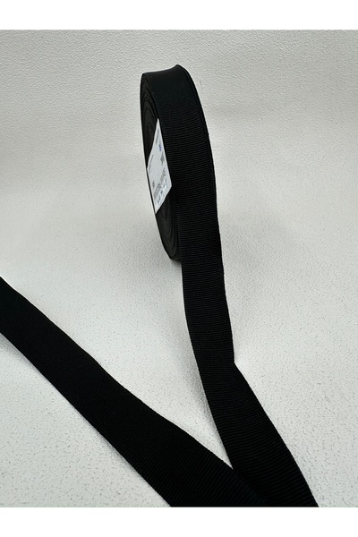 paşateks since 1995 şekil Panglică Grosgrain Neagră - 5 Metri, 2 Cm