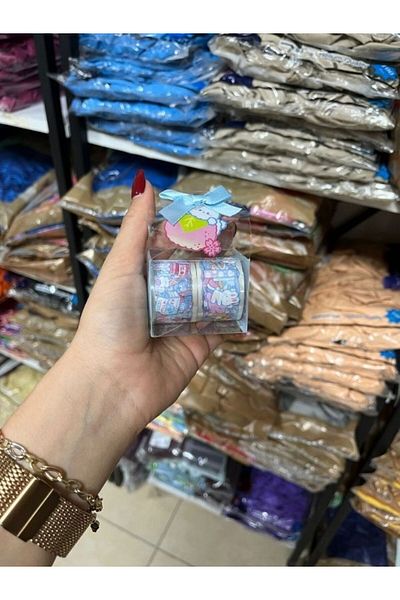BALON HOME Washi Tape Set with Bag - 2 Pieces Cute, Mini Animals Design Tape (1 Thin and 1 Thick)