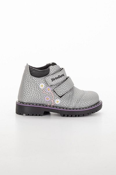 Dilimler Ayakkabı Cute Baby Orthopedic Velcro Gray Girl's Boots