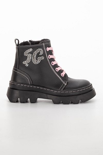 Dilimler Ayakkabı Şiringenç Orthopedic Bound Zippered Leather Powder Girl's Boots