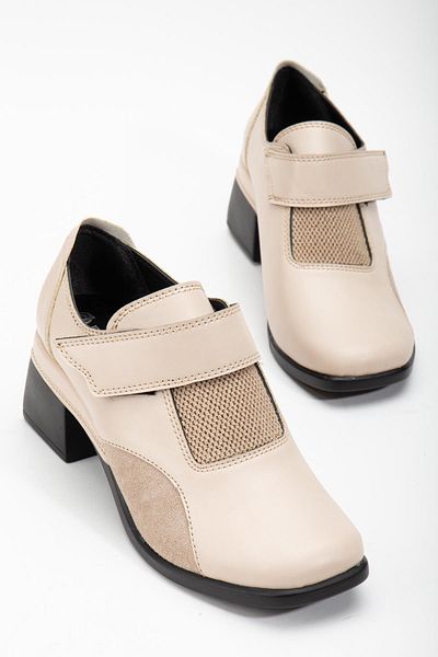 Dilimler Ayakkabı Pantofi casual de damă bej - cu velcro și ușoare