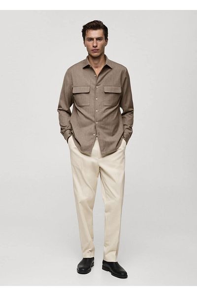 MANGO Man Slim Fit Velvet Blazer Jacket
