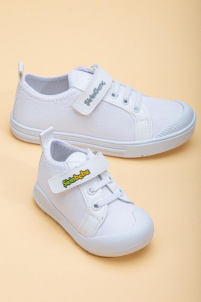 Dilimler Ayakkabı Şirinbebe Şiringenç Linen White Men's İlkadım Baby Kids Shoes