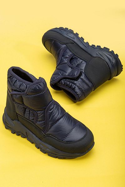 Dilimler Ayakkabı ŞirinçOrthopedic Velcro Parachute Navy Blue Boy's Boots