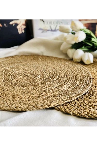 thiramis homeconcept Wicker Knitted Supla 36 cm (1 Piece)