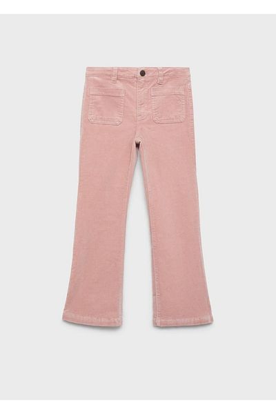 MANGO Kids Velvet Flare Pants