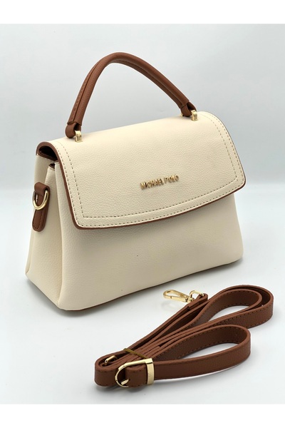 mp michael polo حقيبة يد وكتف مغطاة بـ 3 أقسام من مايكل بولو