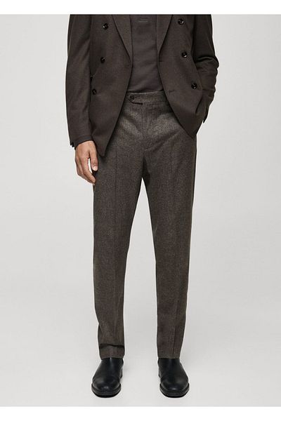 MANGO Man Checked cotton regular fit shirt