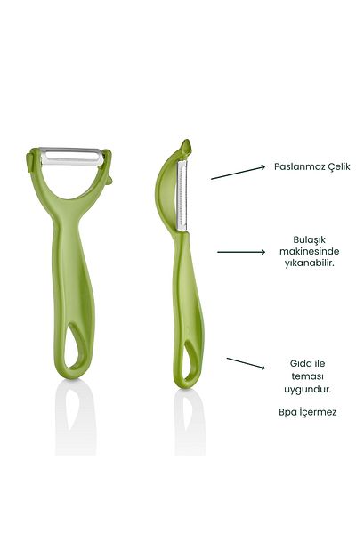 HOMİNG Green Homing Zoi Peeler Set - Side and Flat Peeler 241665