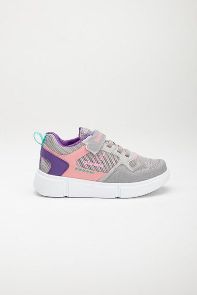 Dilimler Ayakkabı Şirinbebe Şiringenç Thick Sole Gray Girls' Sports Shoes