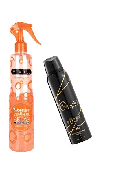 Morfose Argan Içerikli Fön Suyu Turuncu 400 Ml + Viva Cappio Kadın Deodorant ...