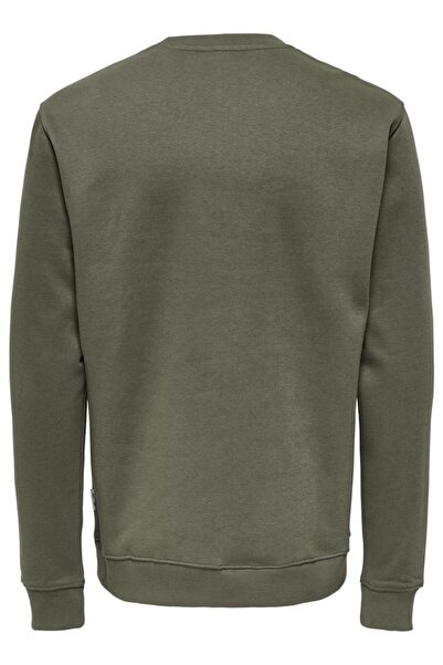 Only & Sons ONSCONNOR AUTHENTIC REG CREW NECK SWEAT HAKİ 22030625