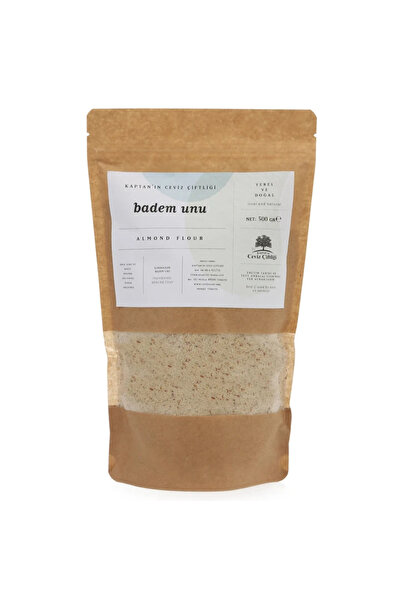 Kaptan`ın Ceviz Çiftliği Yerli Kabuksuz Ince Çekim Badem Unu Glütensiz 500 G ...