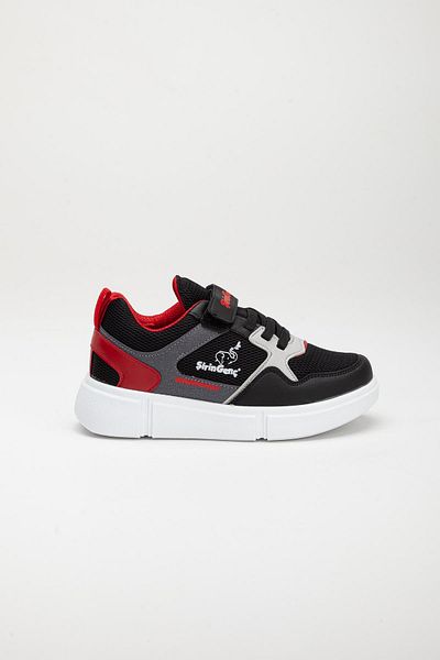 Dilimler Ayakkabı Şirinbebe Şiringenç Thick Sole Black Boy's Sports Shoes